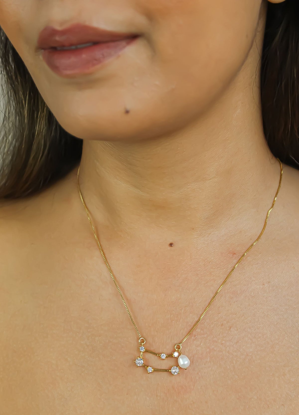 constellation gemini zodiac necklace Bombay Sunset