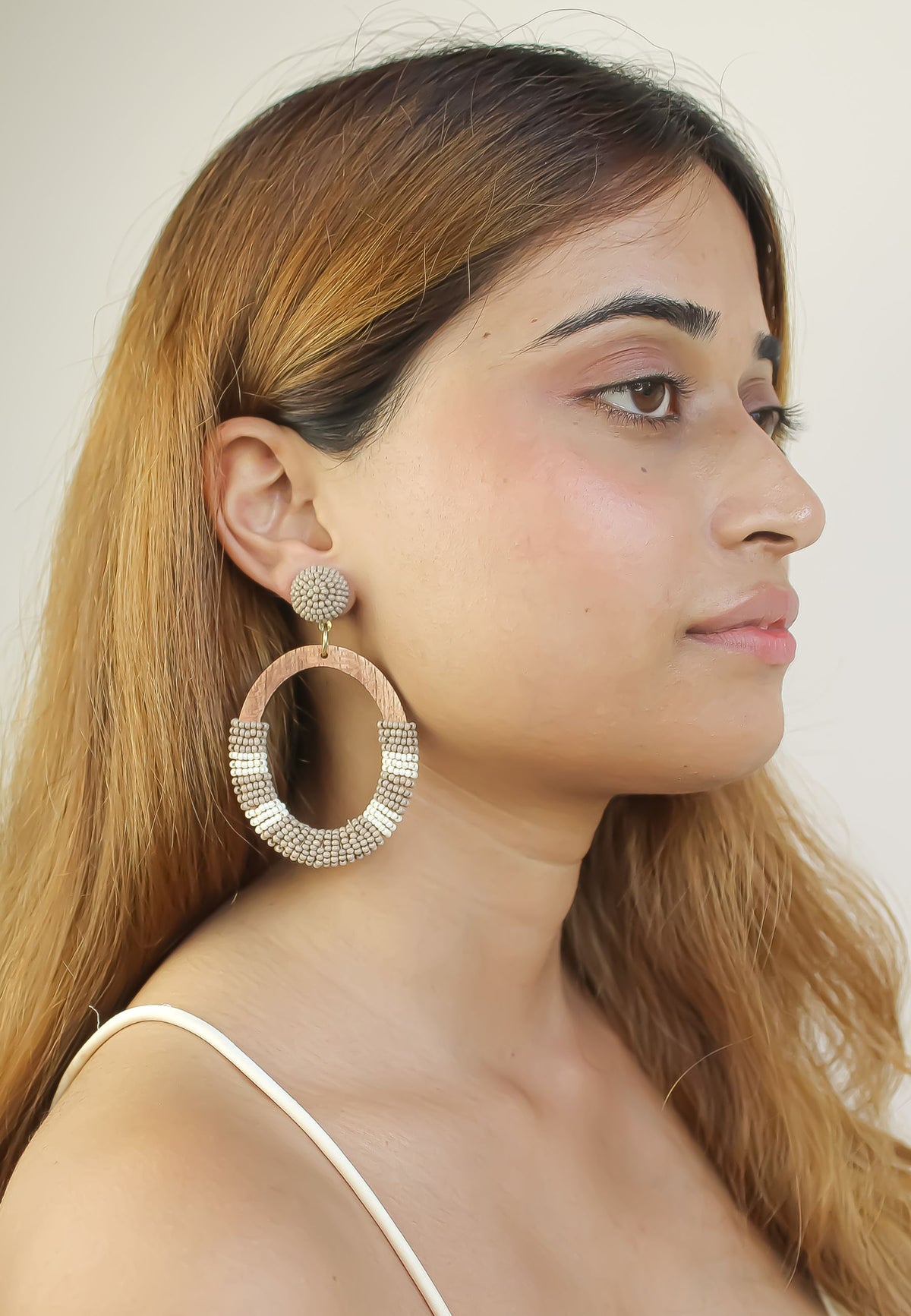 ruaha earrings Bombay Sunset