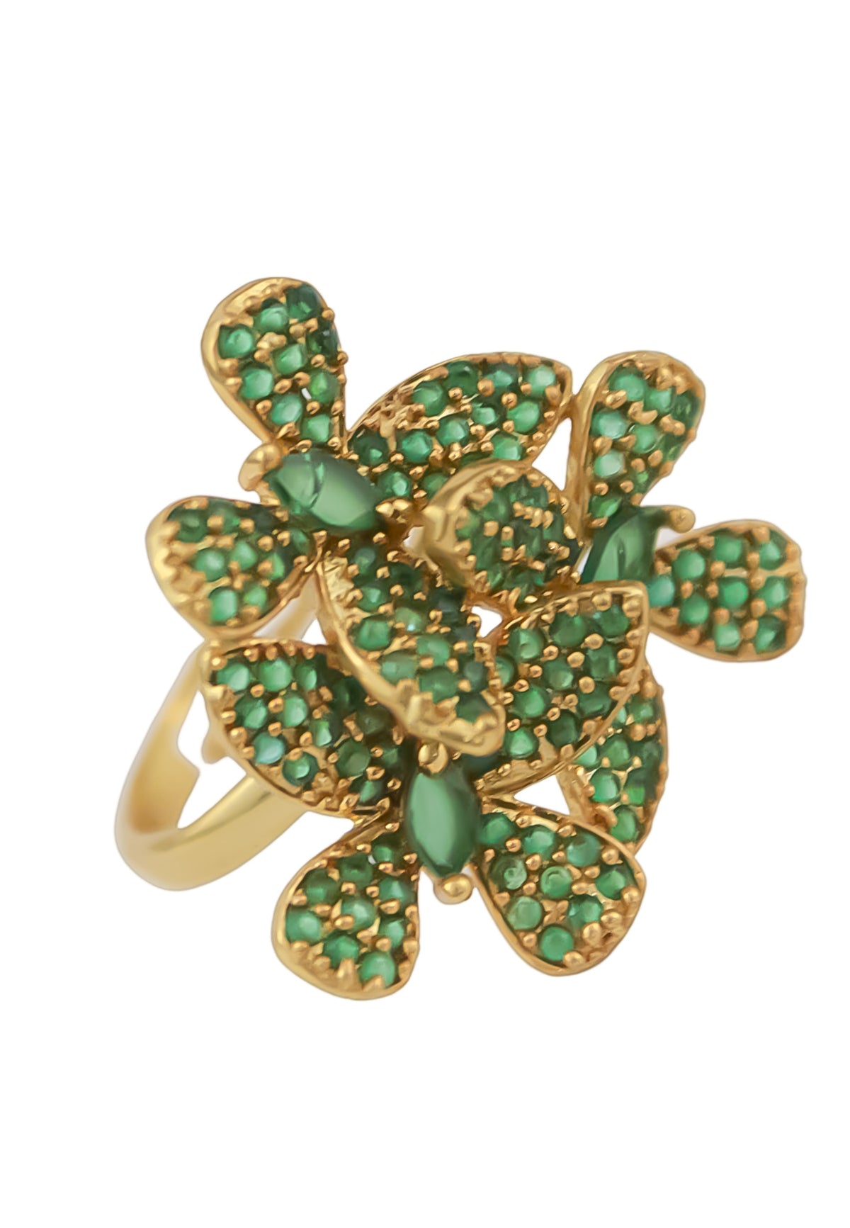 African butterfly ring bombay sunset