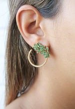 Carregar imagem no visualizador da Galeria, golden salamander earrings Bombay Sunset
