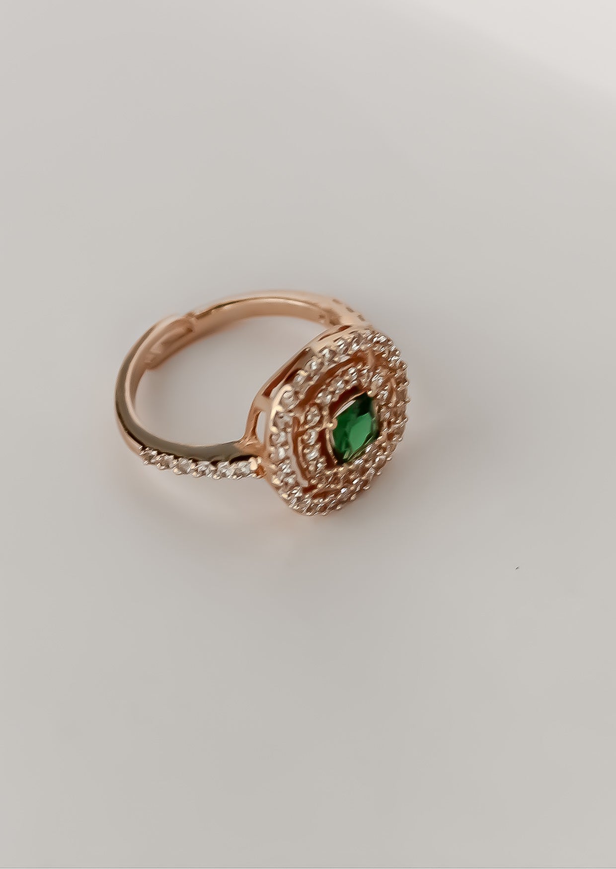 rose gold maldives ring Bombay Sunset