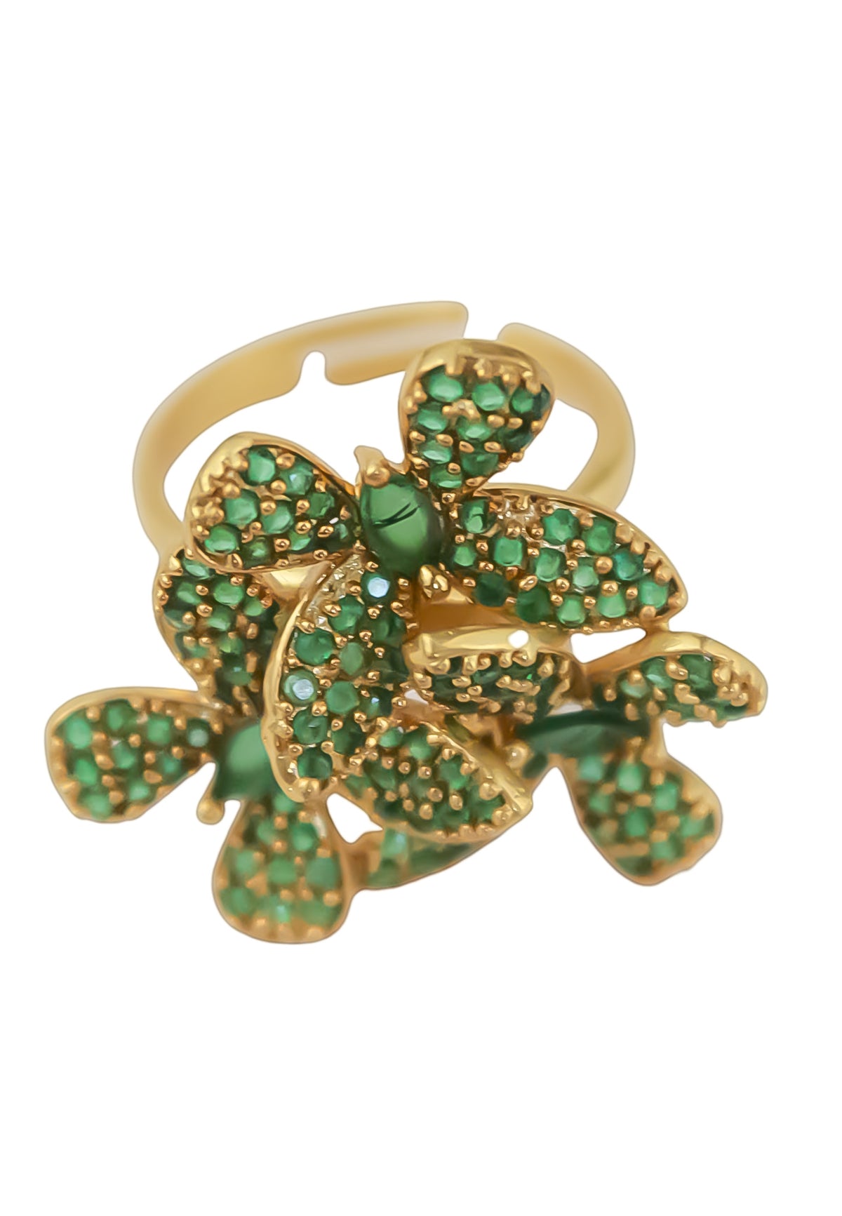 African butterfly ring bombay sunset