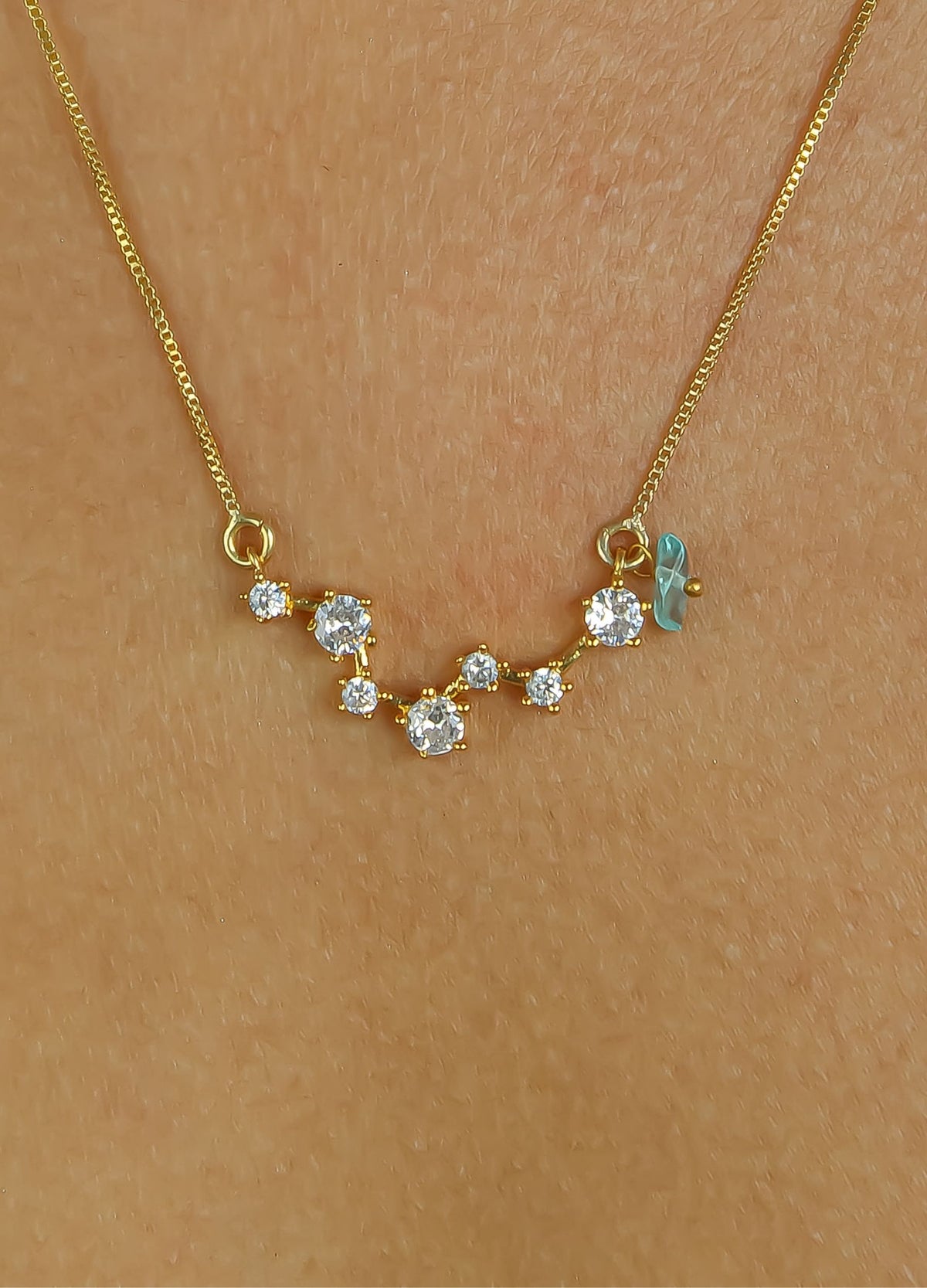 Star scorpio zodiac necklace bombay sunset