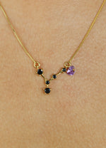 Load image into Gallery viewer, constellation pisces zodiac necklace Bombay Sunset
