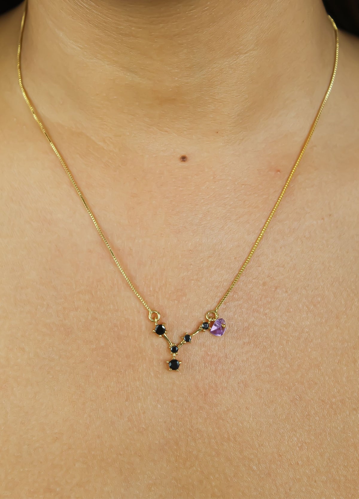 constellation pisces zodiac necklace Bombay Sunset