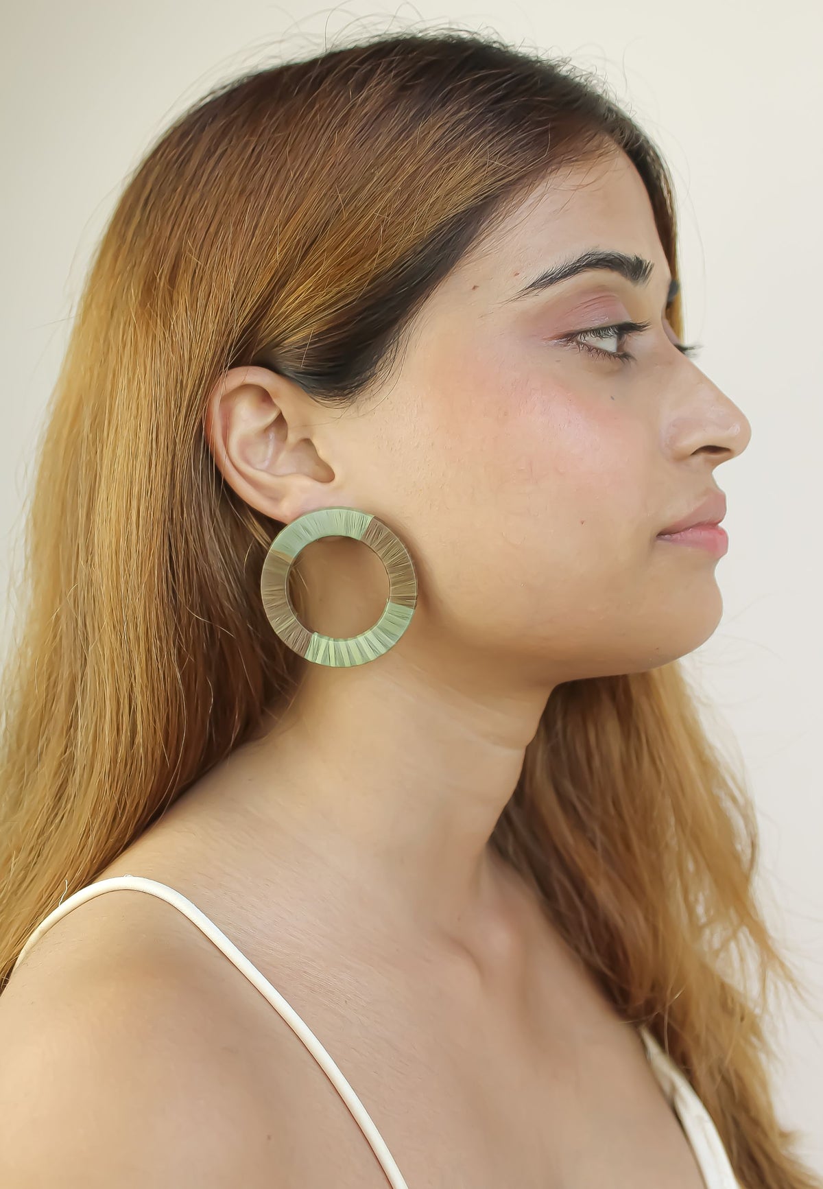 victoria earrings Bombay Sunset