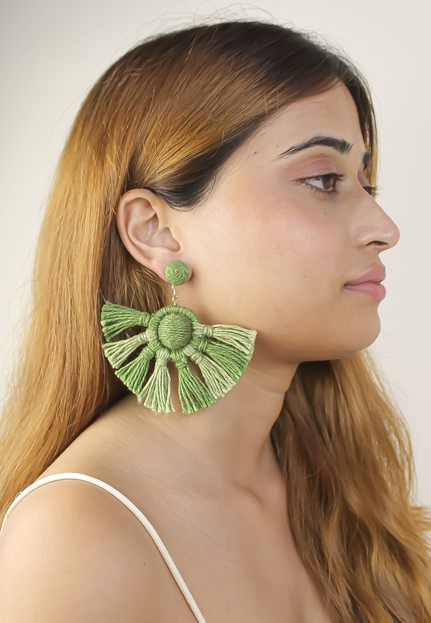 meru earrings Bombay Sunset