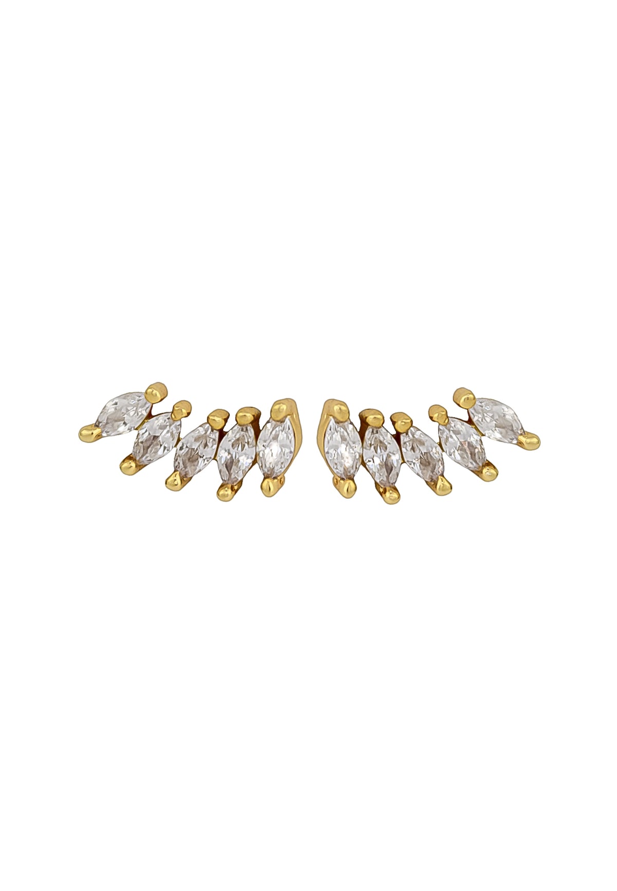 Nantes stone earrings bombay sunset