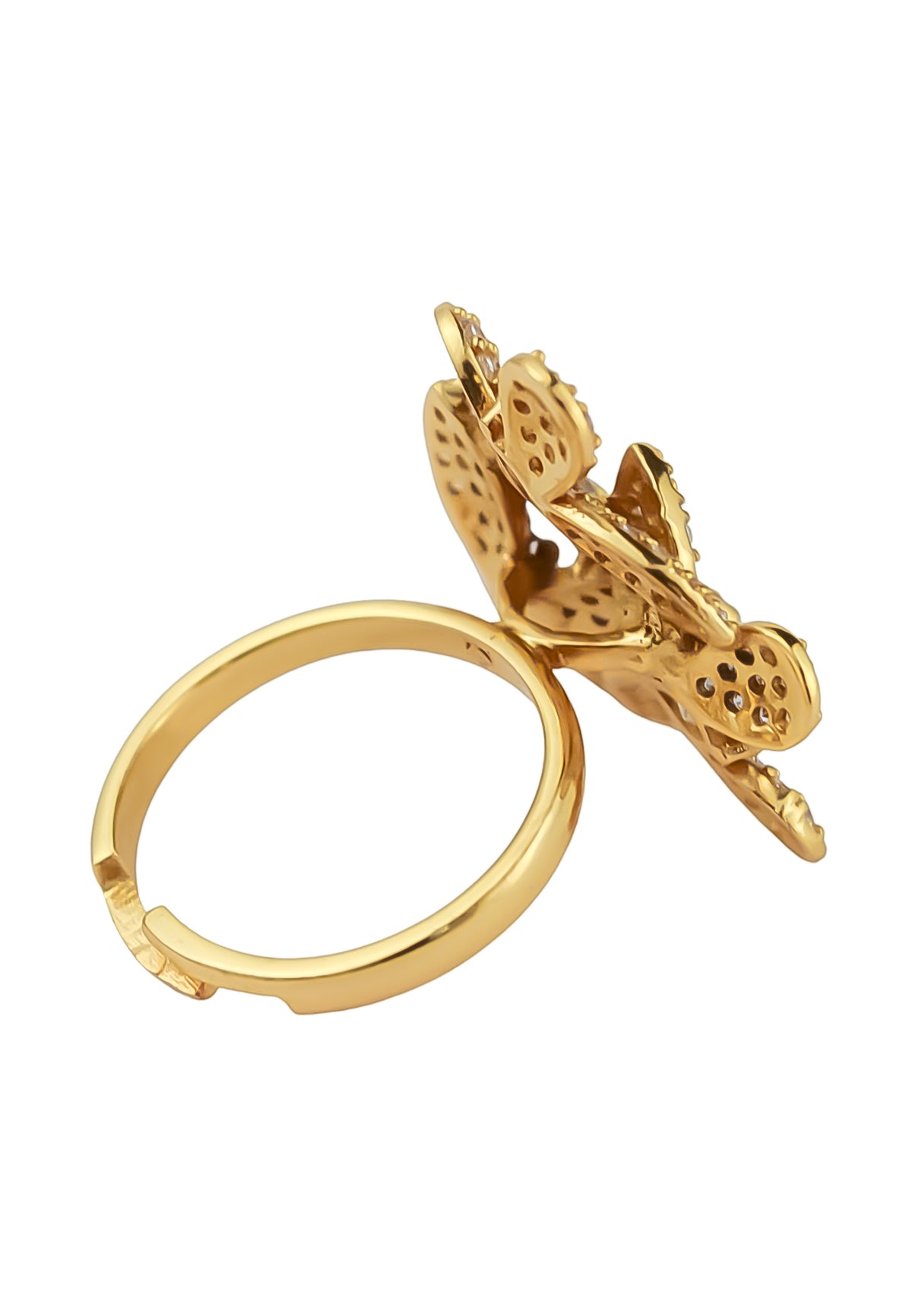 African butterfly ring bombay sunset