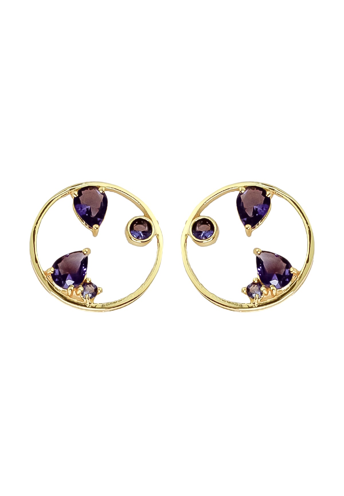 Ajman earrings bombay sunset