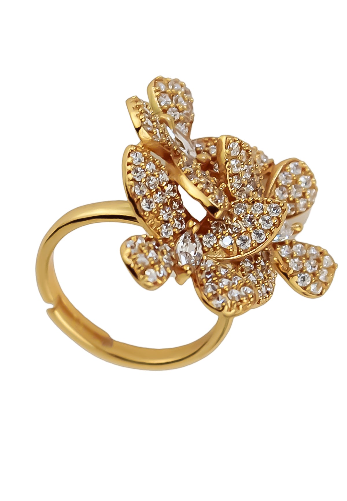 African butterfly ring bombay sunset