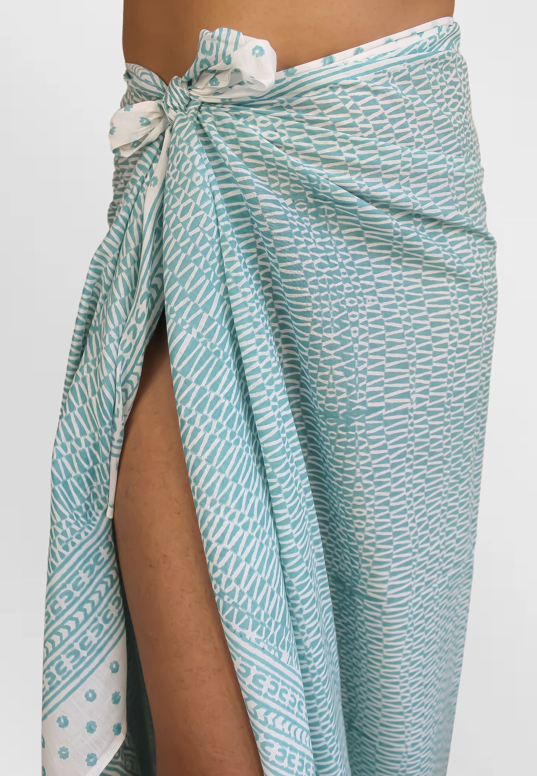 turquoise lattice beach wrap Bombay Sunset