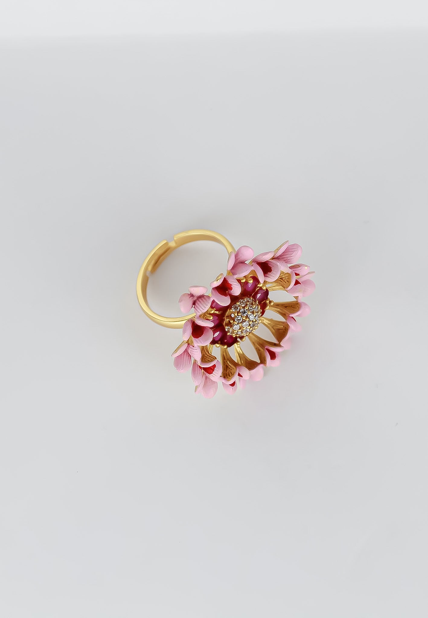 vivid daisy ring Bombay Sunset