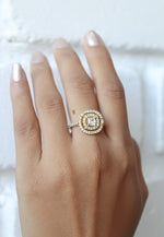 Load image into Gallery viewer, Golden Maldives Ring Bombay Sunset

