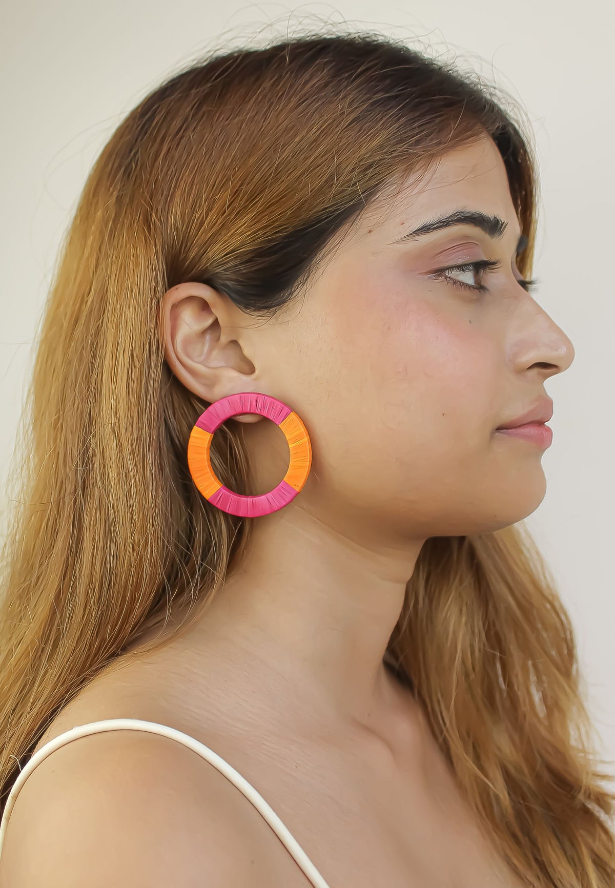 Victoria earrings bombay sunset