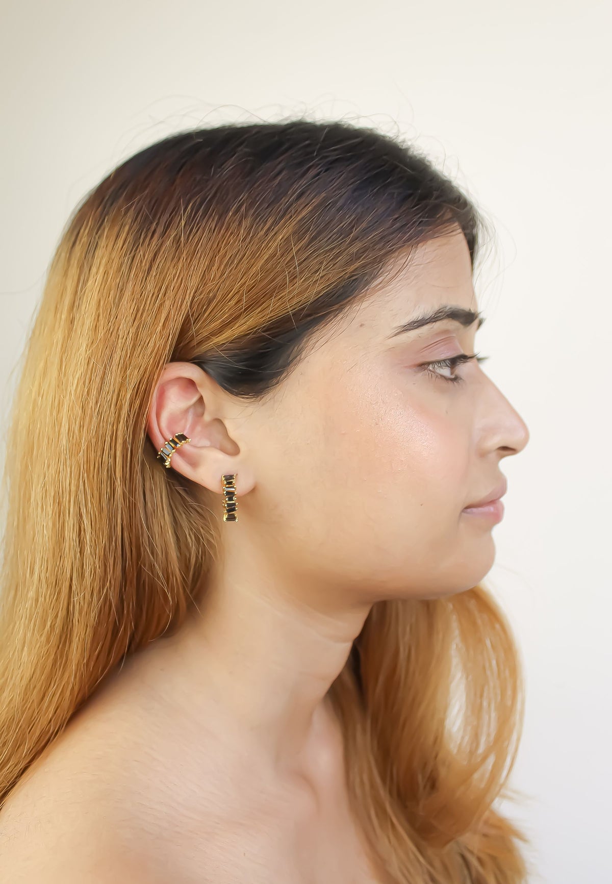 pompeii earrings Bombay Sunset