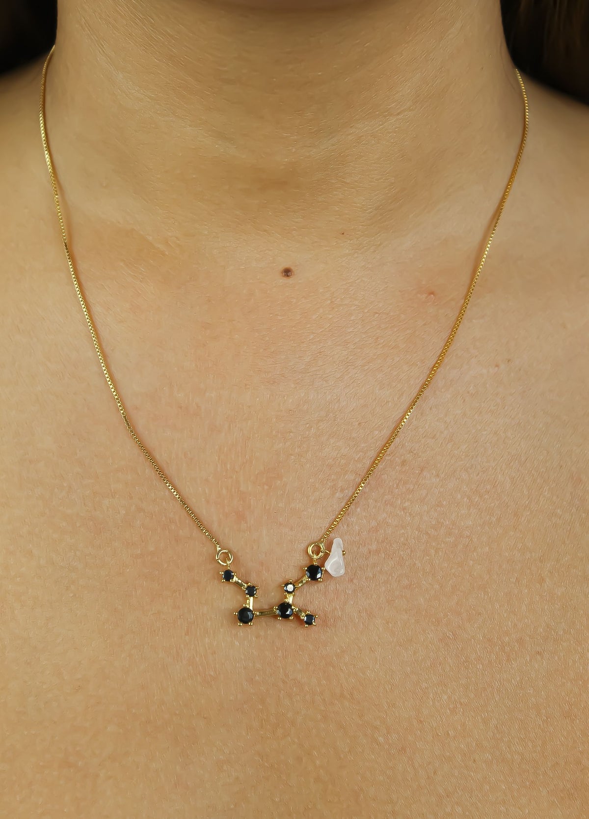 constellation taurus zodiac necklace Bombay Sunset