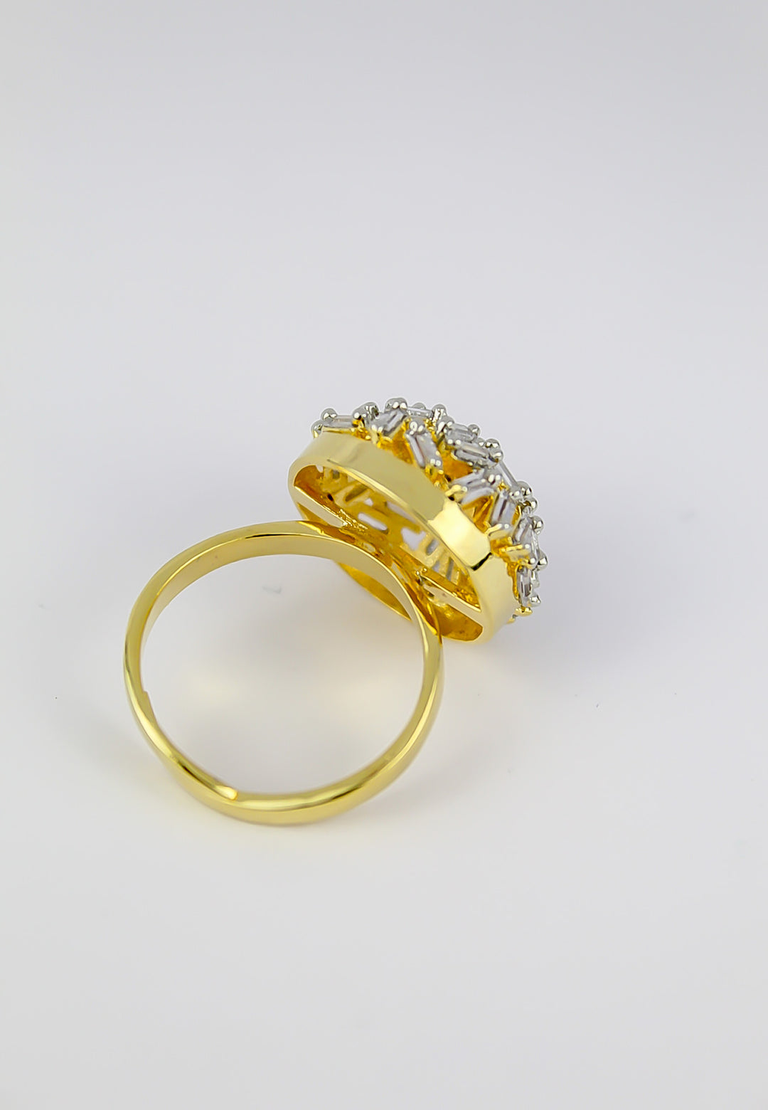 Crystal-Crown-Ring Bombay Be Sunset