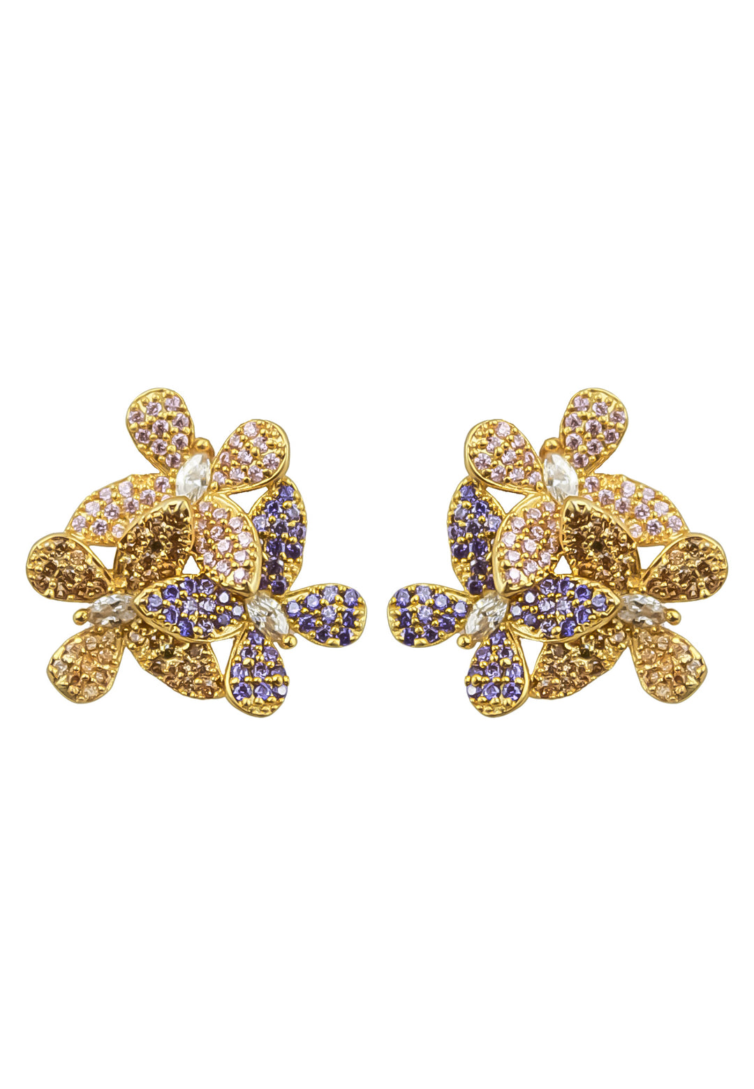 Pendientes de mariposa africana Bombay Be Sunset