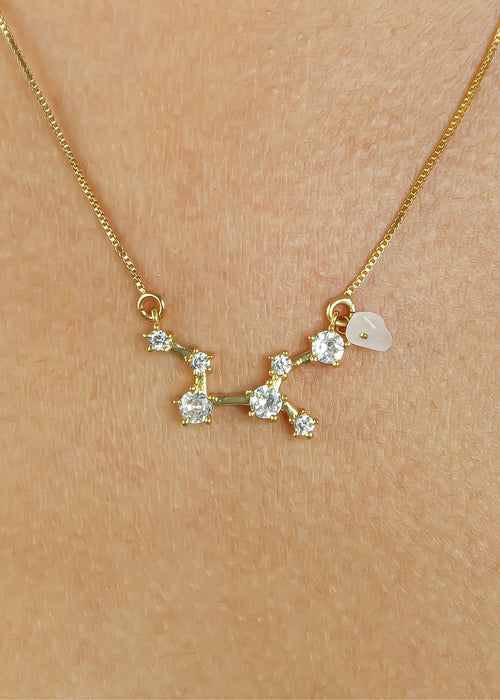 Star Taurus Zodiac Necklace Bombay Sunset