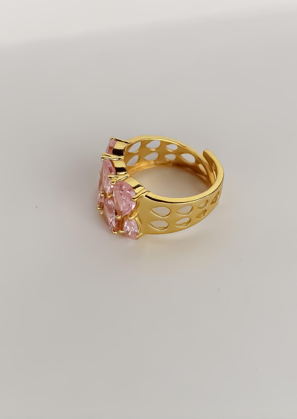 Stepping stone ring bombay sunset