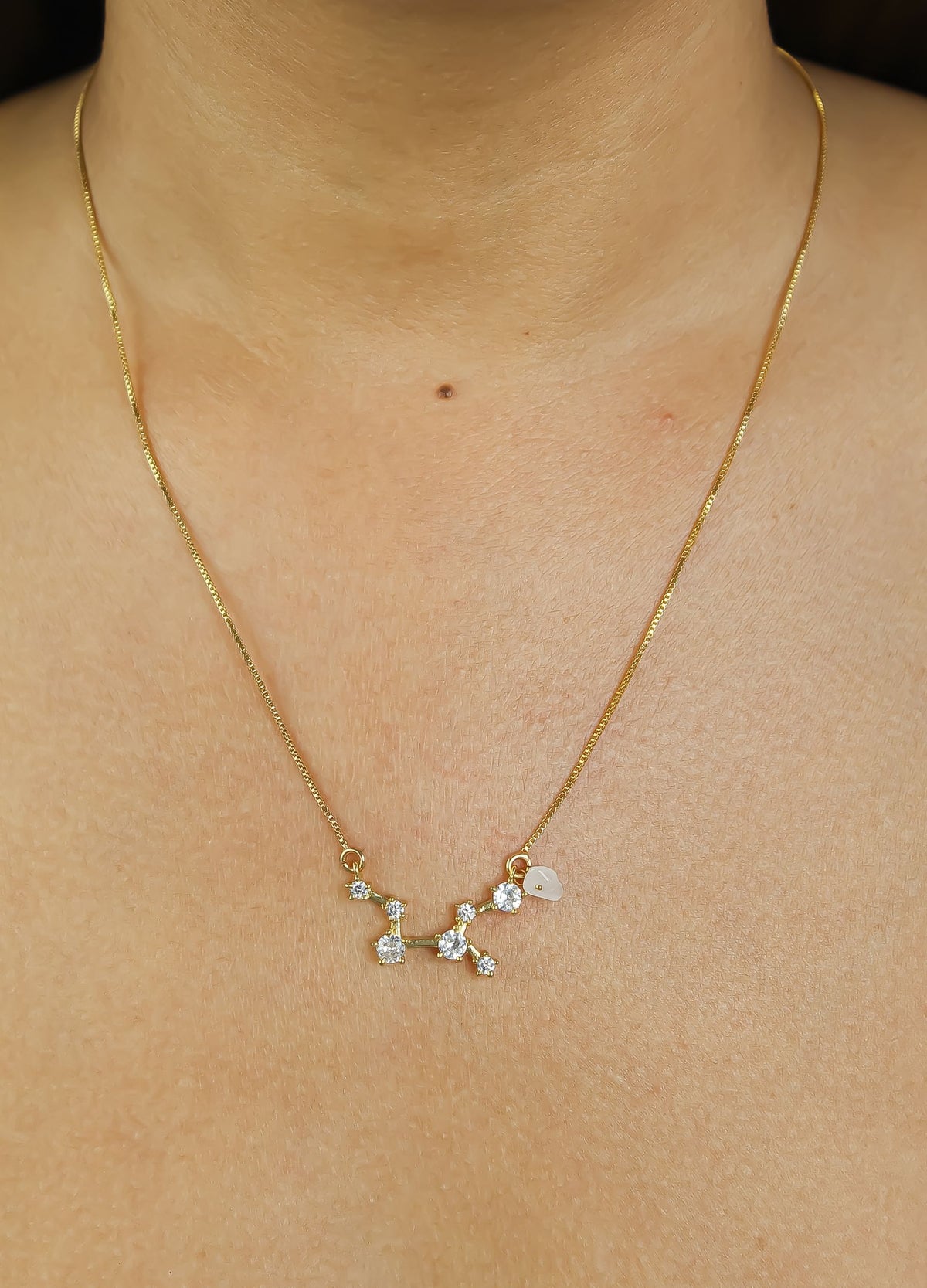 Constellation taurus zodiac necklace bombay sunset
