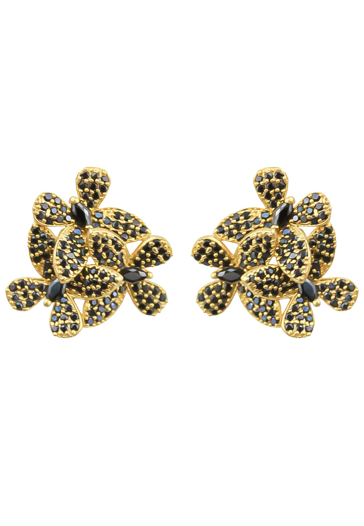African butterfly earrings bombay sunset
