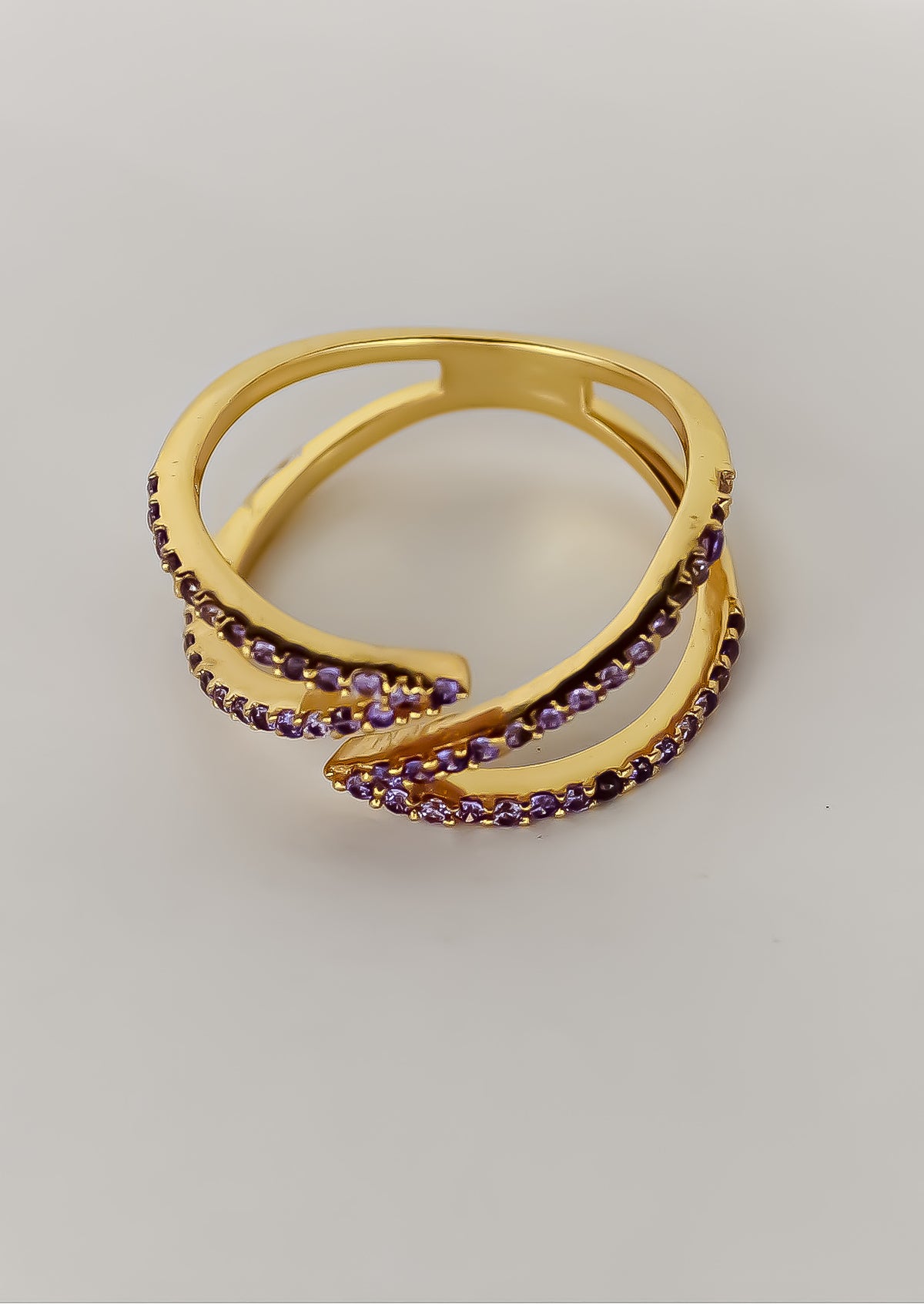 Gold maldives x ring bombay sunset