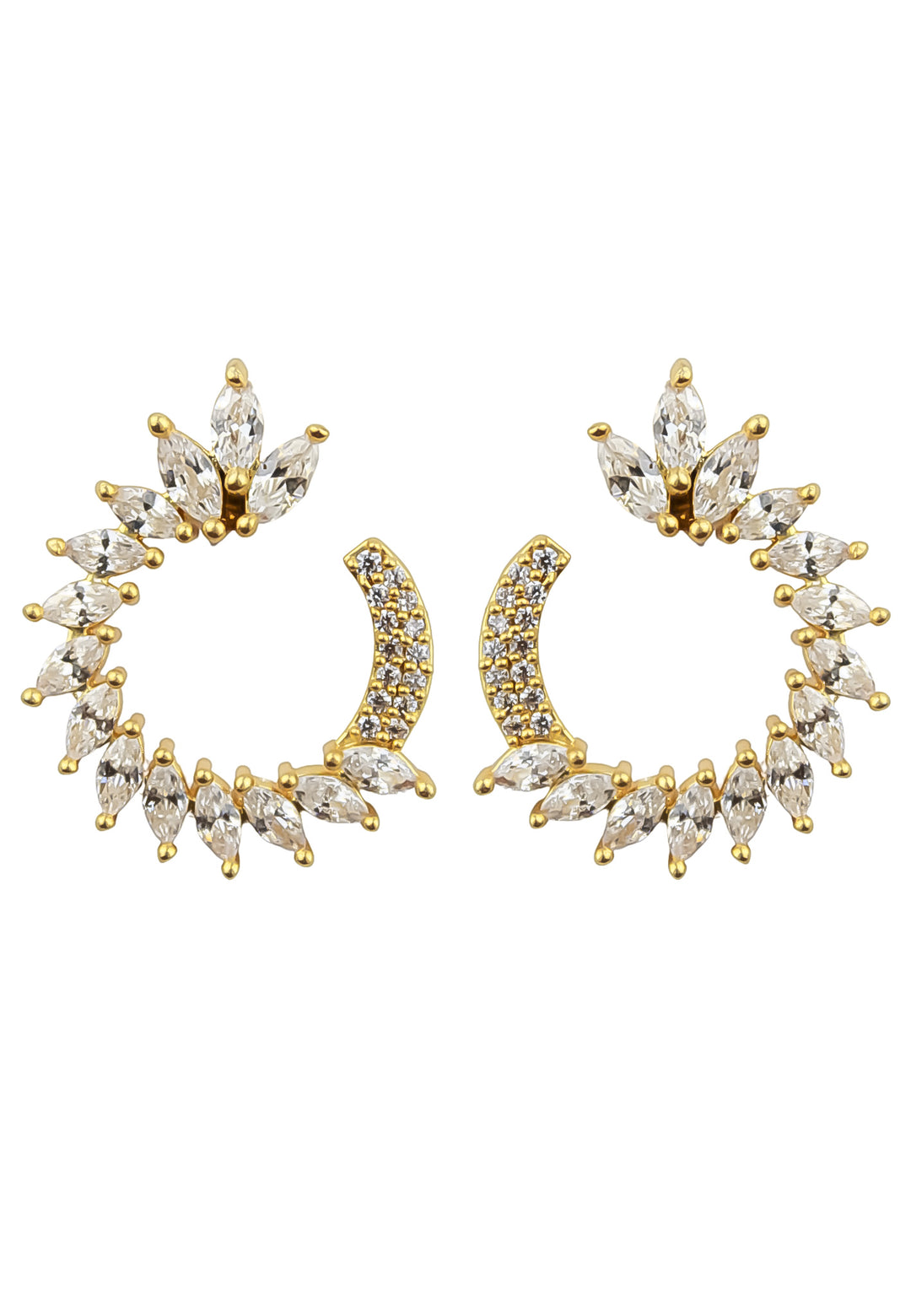 golden viper earrings Bombay Sunset