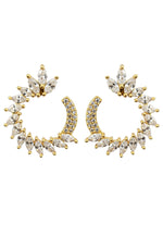 Load image into Gallery viewer, golden viper earrings Bombay Sunset
