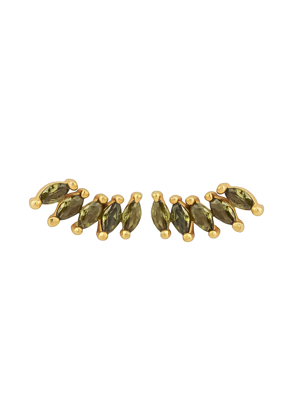 Nantes stone earrings bombay sunset