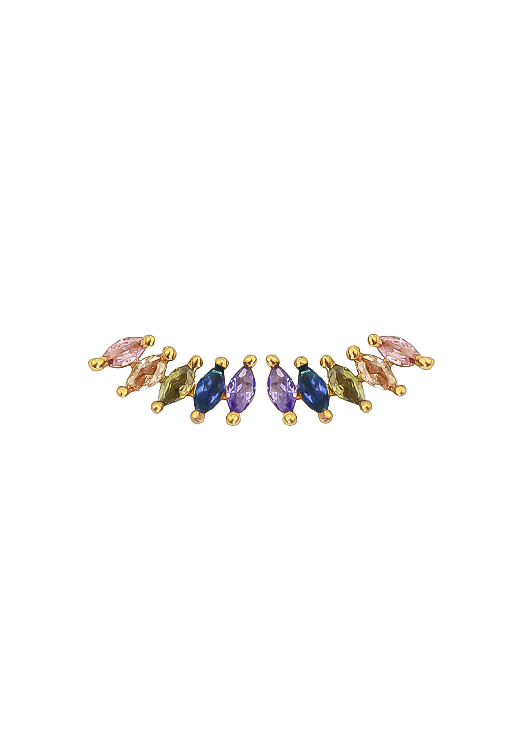 nantes stone earrings Bombay Sunset