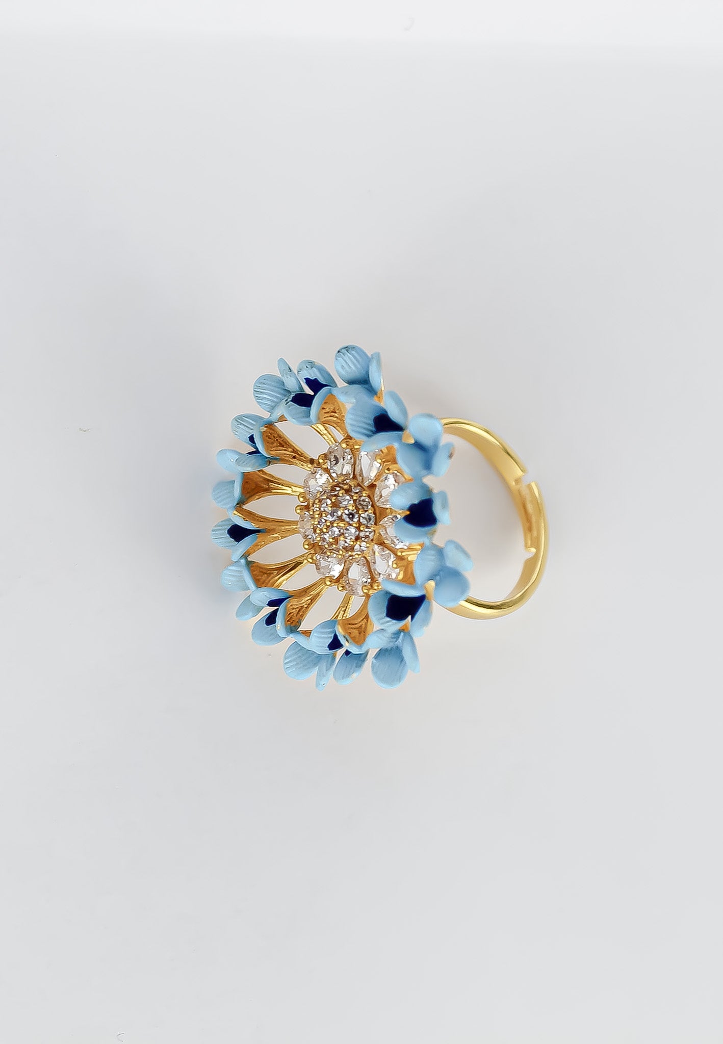 vivid daisy ring Bombay Sunset