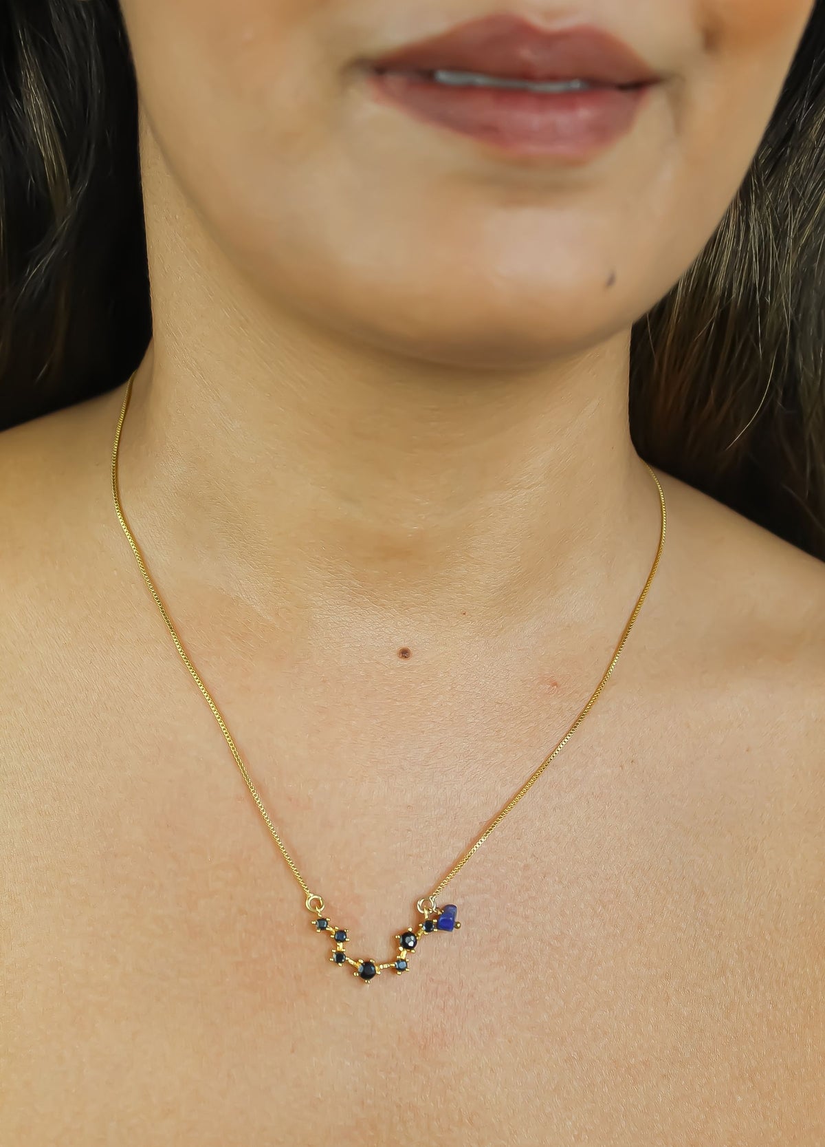 constellation virgo zodiac necklace Bombay Sunset
