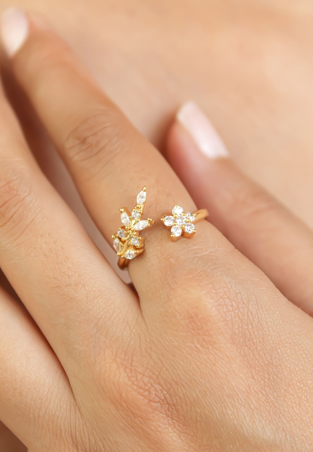 Fleur de larino ring bombay sunset