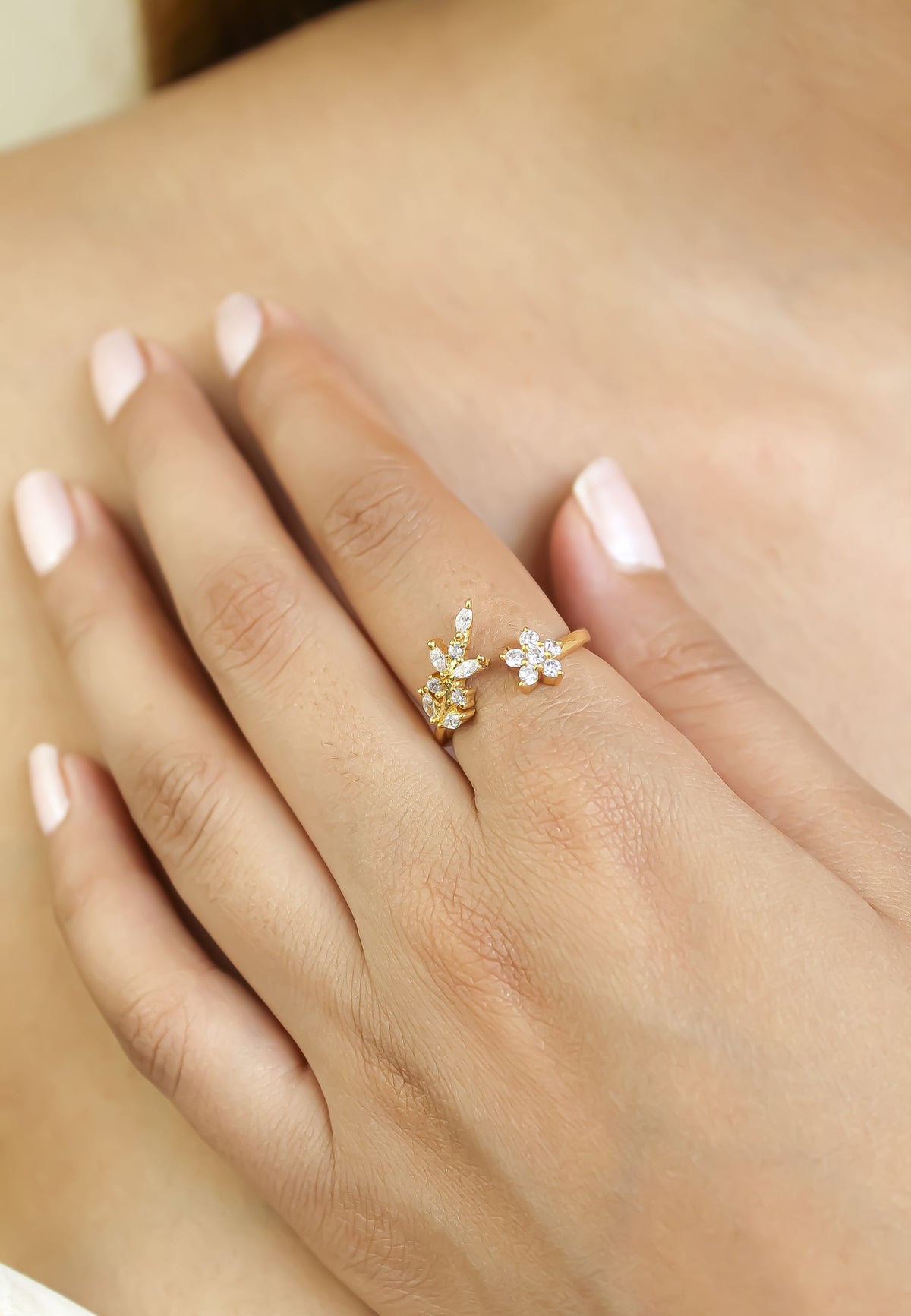 Fleur de larino ring bombay sunset