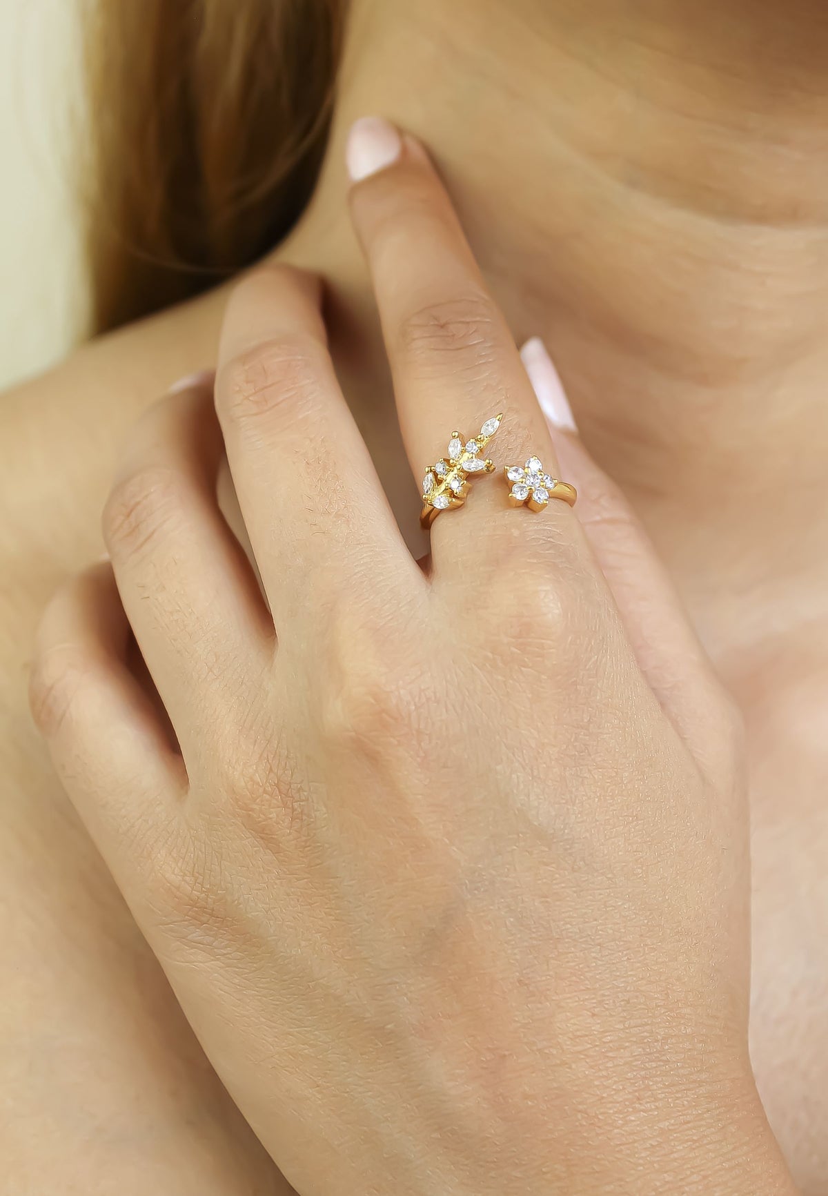 Fleur de larino ring bombay sunset