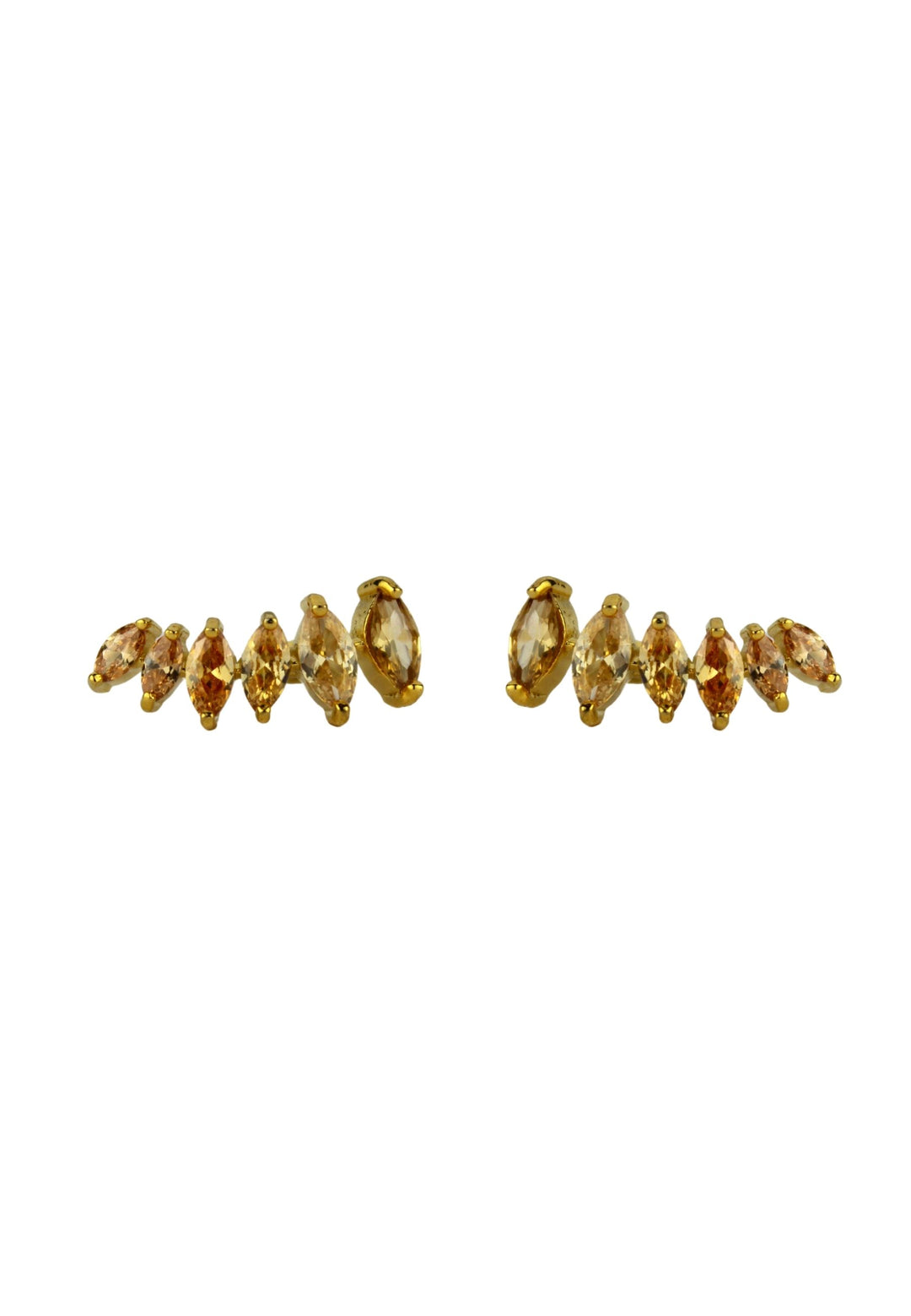 stepping stone earrings Bombay Sunset