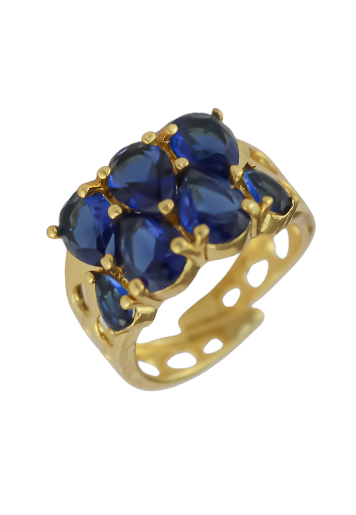 Stepping stone ring bombay sunset