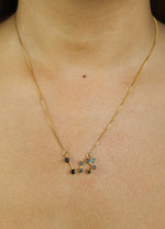 Load image into Gallery viewer, constellation leo zodiac necklace Bombay Sunset
