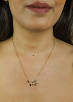Load image into Gallery viewer, constellation leo zodiac necklace Bombay Sunset
