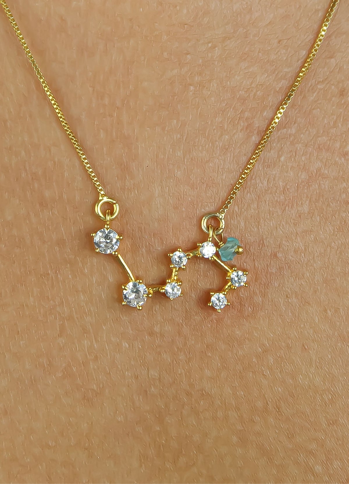 Star leo zodiac necklace bombay sunset