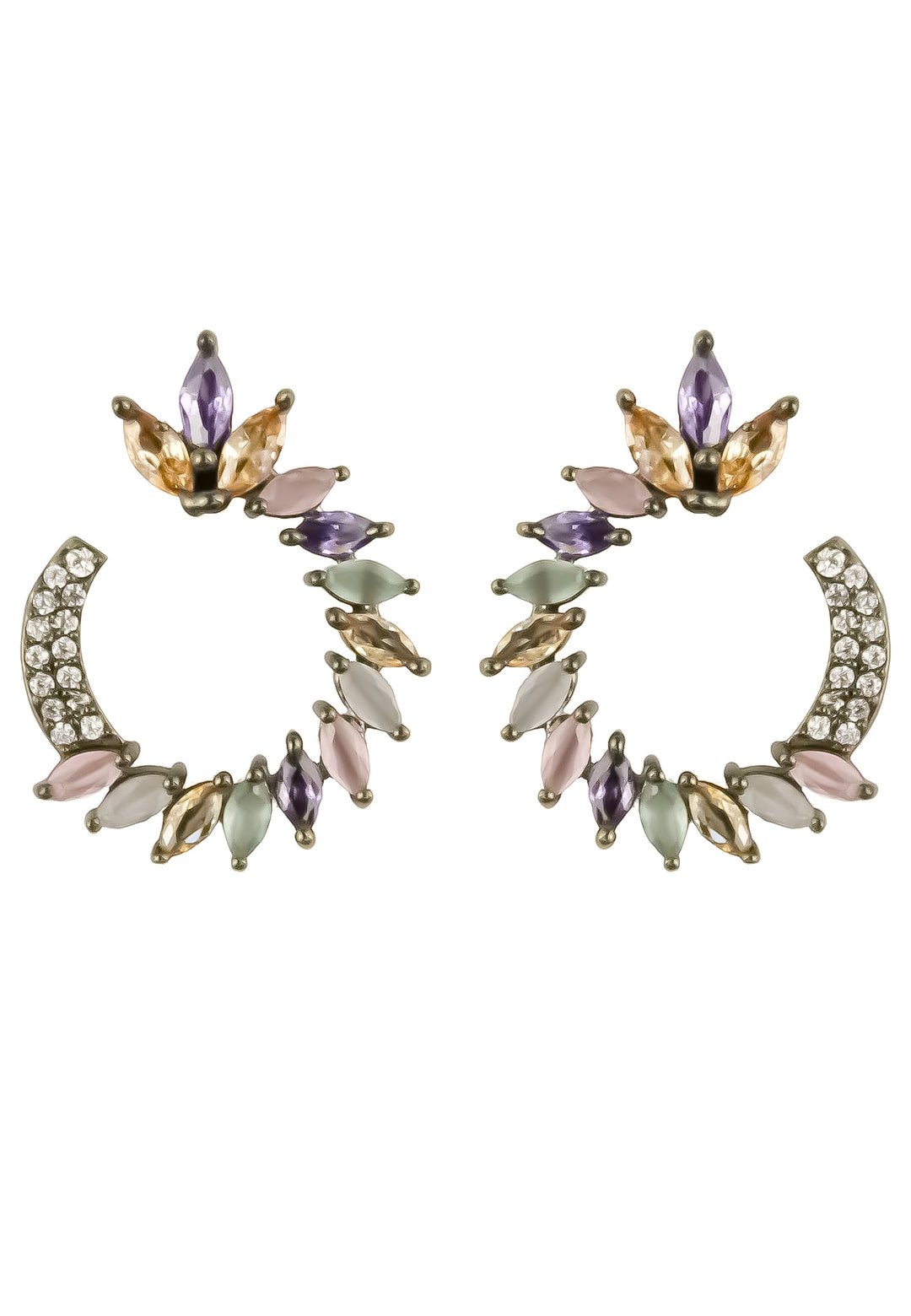 viper earrings Bombay Sunset