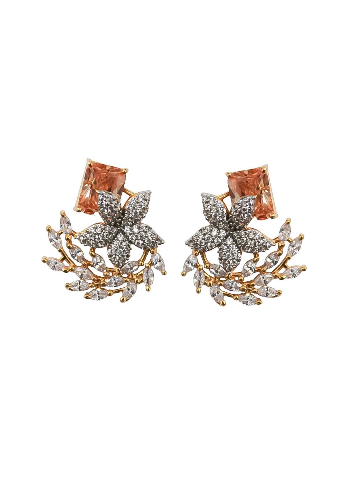 Summer star stud earrings bombay sunset