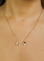 Load image into Gallery viewer, constellation aries zodiac necklace Bombay Sunset
