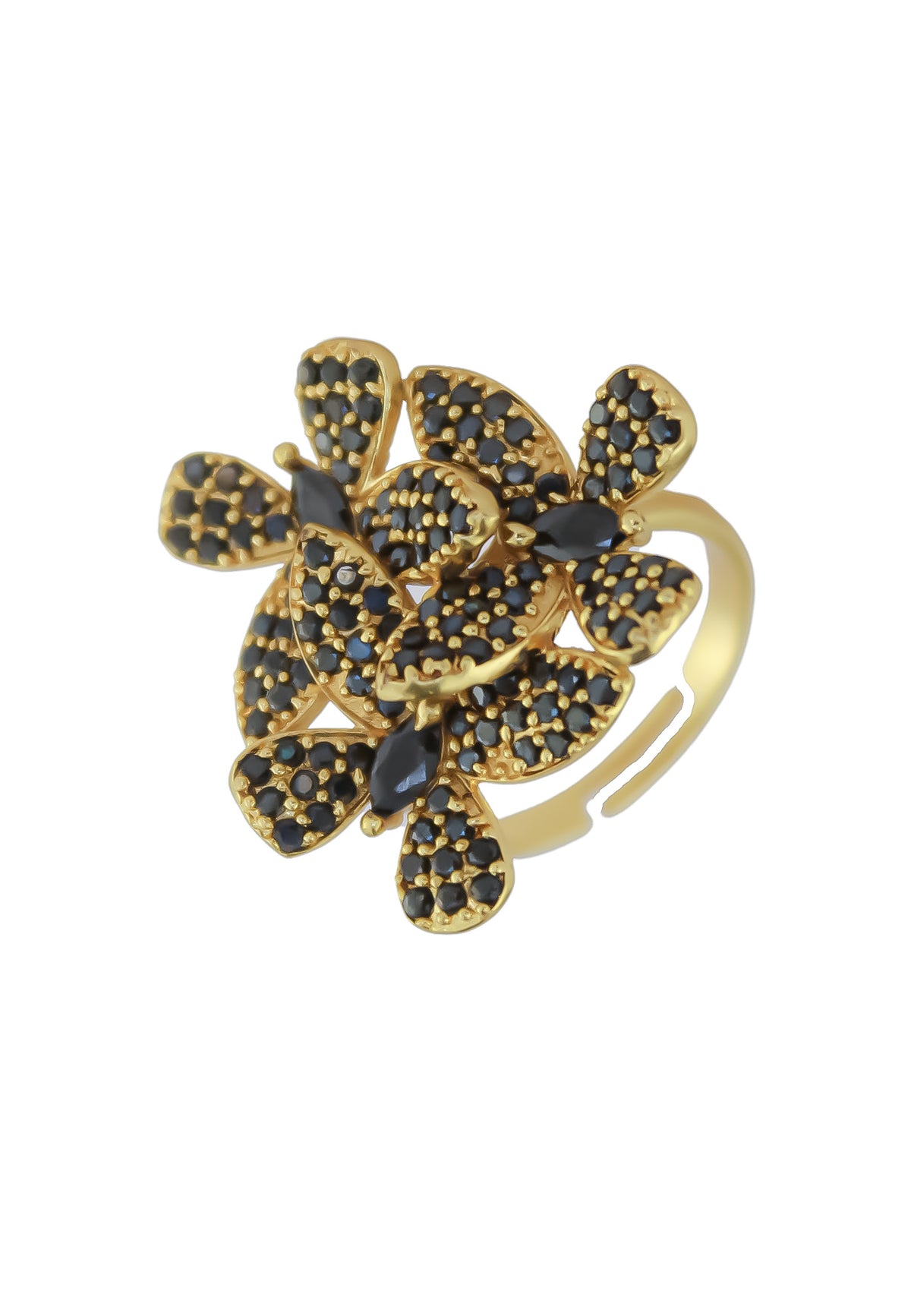 African butterfly ring bombay sunset