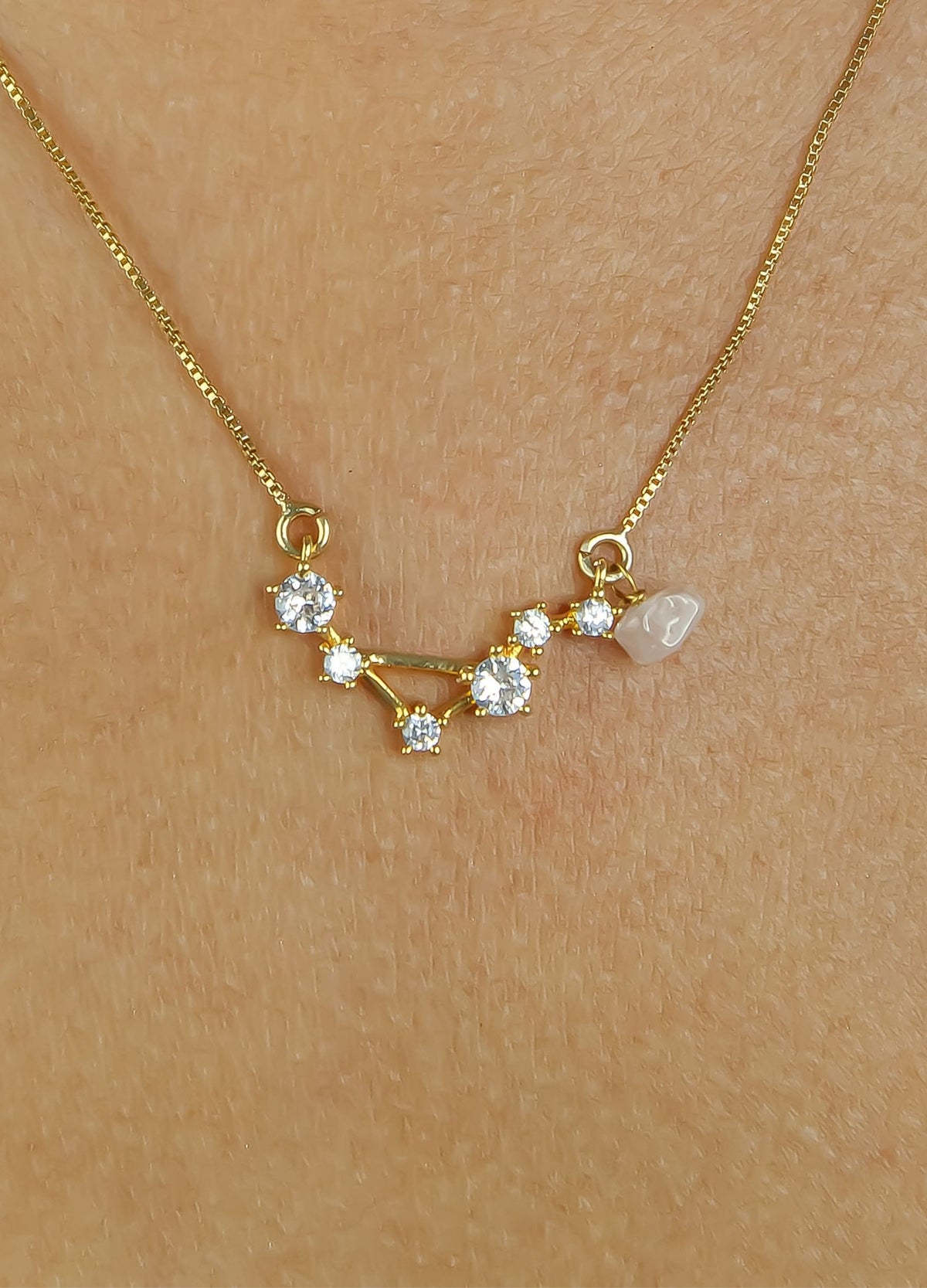 Star libra zodiac necklace bombay sunset