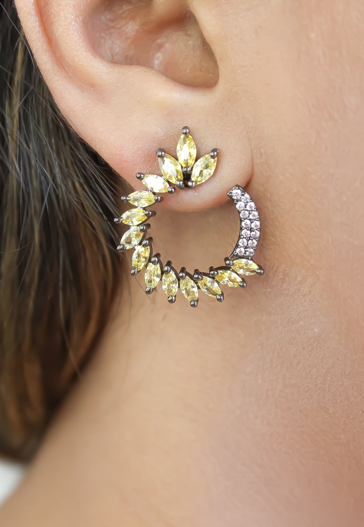 Viper earrings bombay sunset
