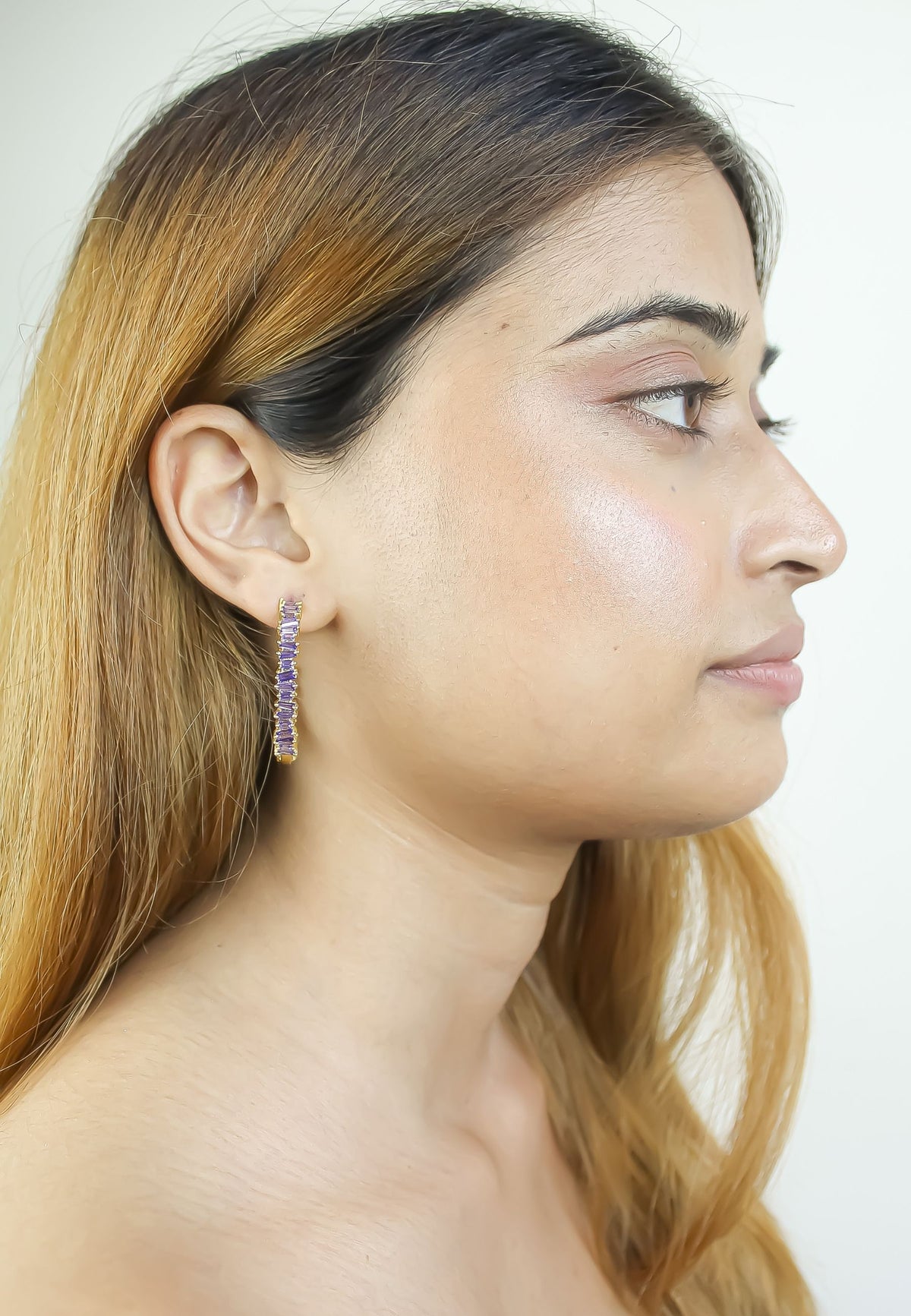 narni hoop earrings Bombay Sunset
