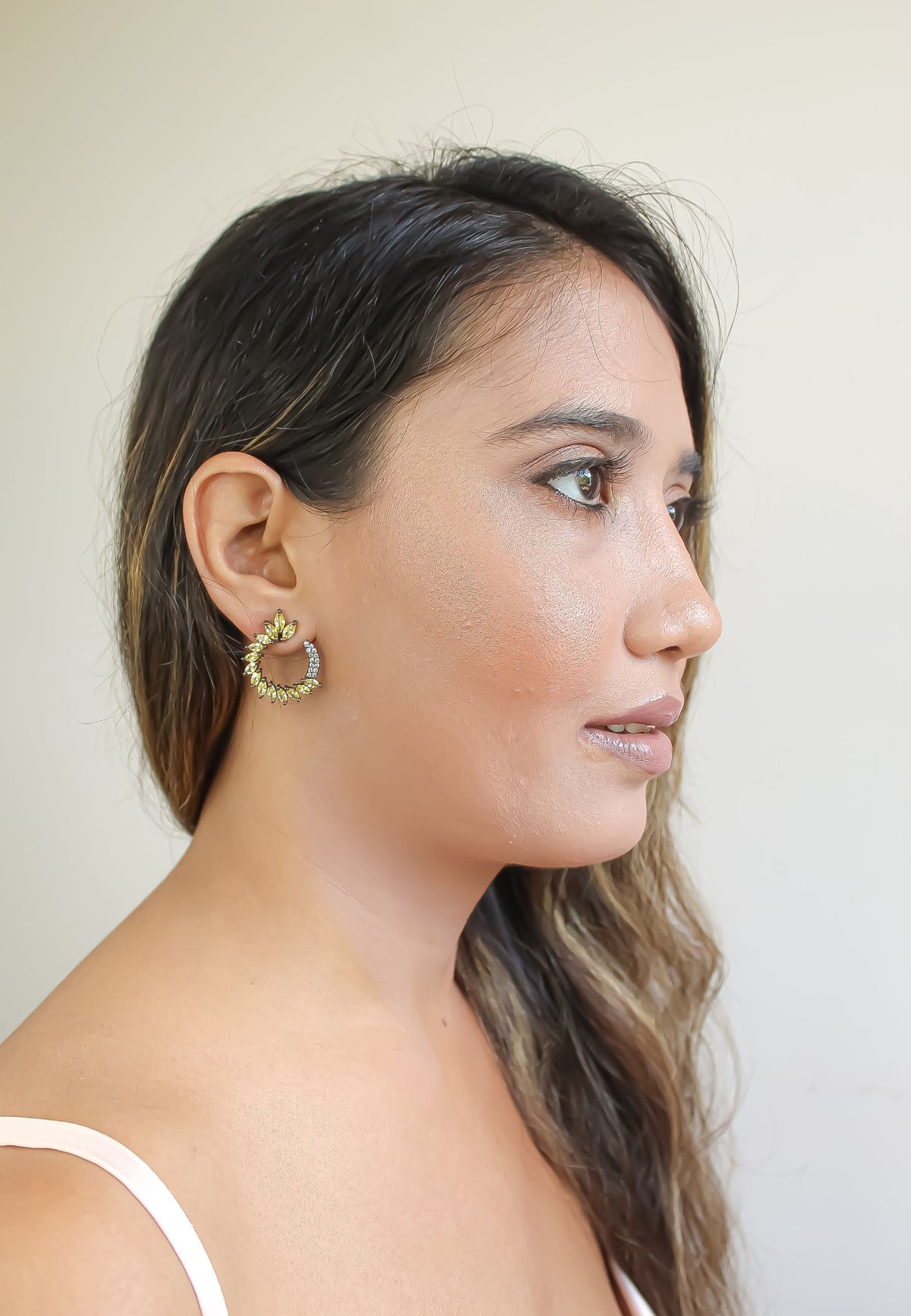 viper earrings Bombay Sunset
